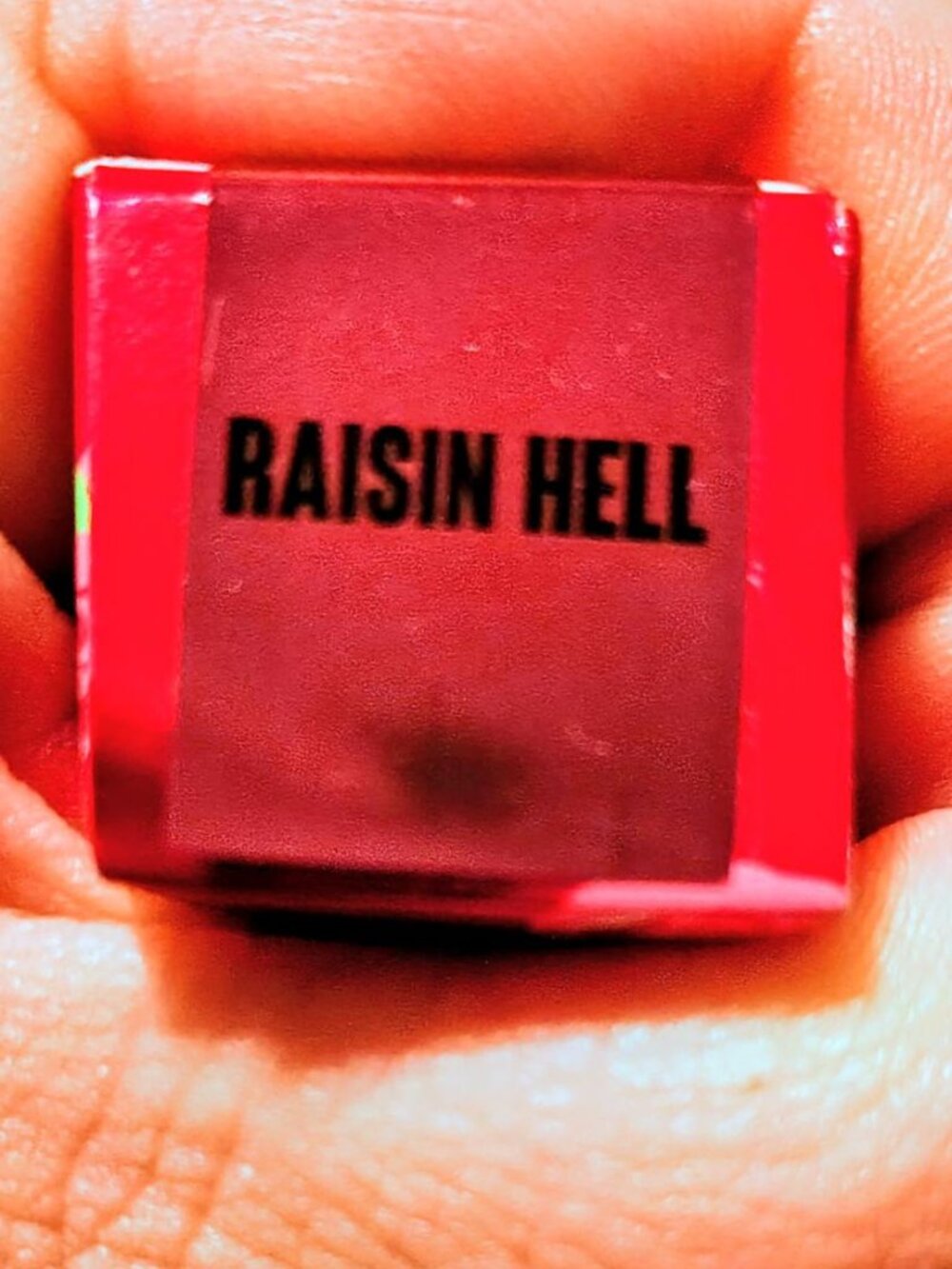 Lime Crime "Raisin Hell" is part of the Metallic Velvetines